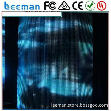 soft strip led video display for rental events 2015 Leeman P1.5 SMD indoor full-color glass wall led screen